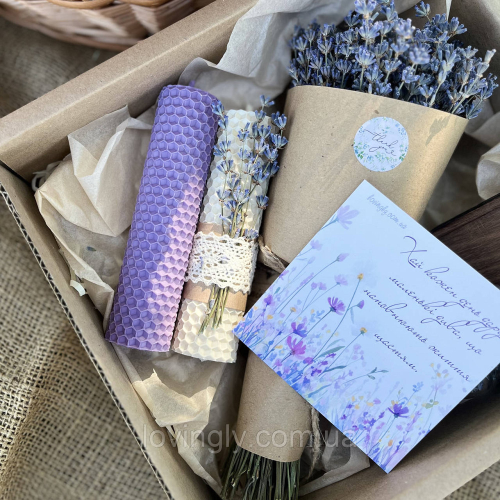 Подарунковий набір для жінки з натуральними свічками і ароматним чаєм. Ірпінь - фото 2