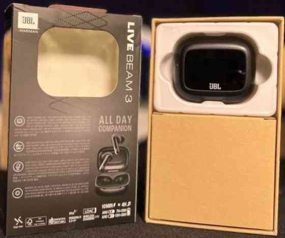 Беспроводные наушники JBL Live Beam 3 с сенсорным экраном. Харьков