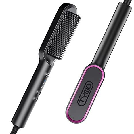 Щетка-расческа выпрямитель TYMO Ring Hair Straightener Comb для волос | Керамическая щетка Anti-Scald 210°C, 5 режимов, быстрый Киев - изображение 2