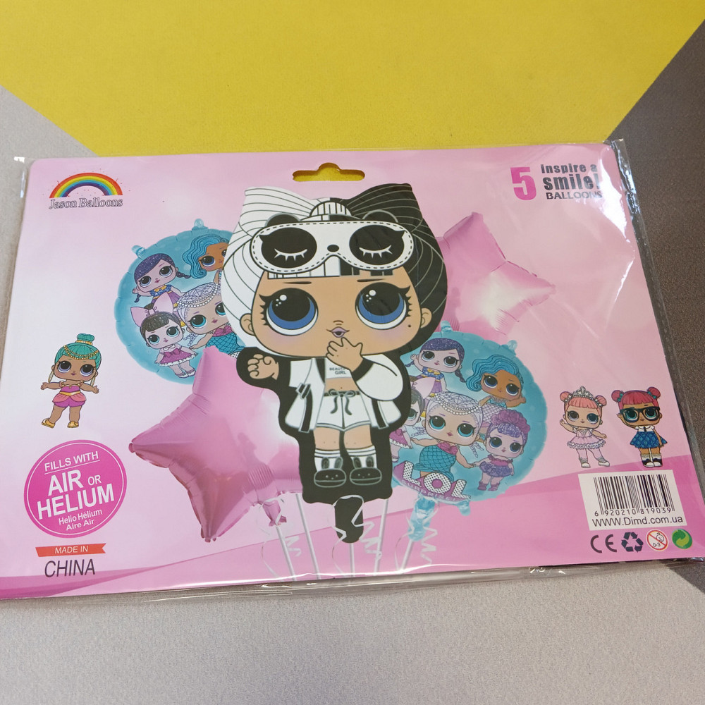 Набор воздушных шаров Лол (5 предметов) Киев - изображение 1