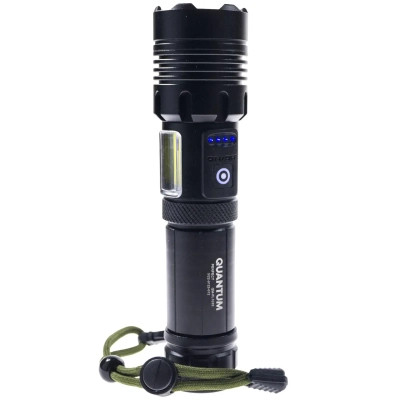 Ліхтар Quantum Perfect 5WLED zoom +3WCOB з функ Power Bank Li-ion18650/2600mAh (QM-FL1035) Вінниця - фото 8