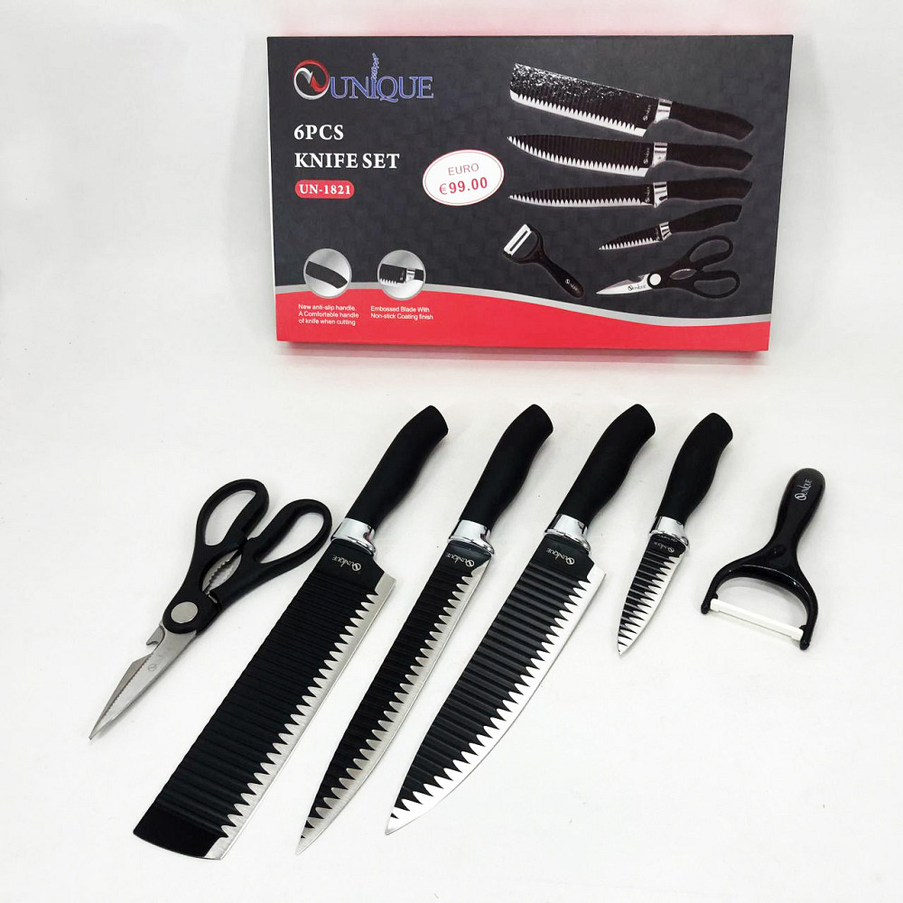 Кухонный набор ножей для нарезки, Кухонный нож универсальный, Набор литых ножей для кухни BS-29 Львов - изображение 4