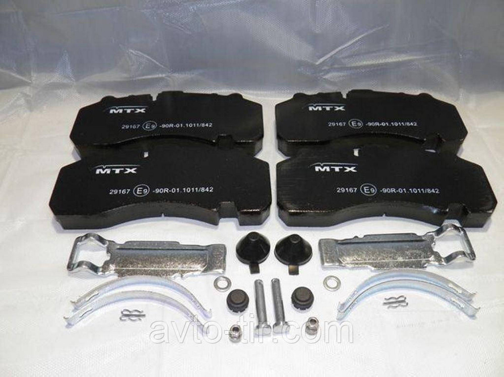 Колодки гальмівні BPW MTX-29167 Луцьк - фото 1
