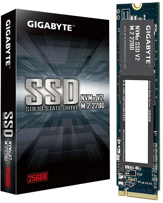 Накопичувач SSD 256 GB Gigabyte NVMe SSD V2 M.2 PCIe 3.0 x4 3D NAND TLC (G3NVMEV2256G) ( 26546 ) Харьков - изображение 3