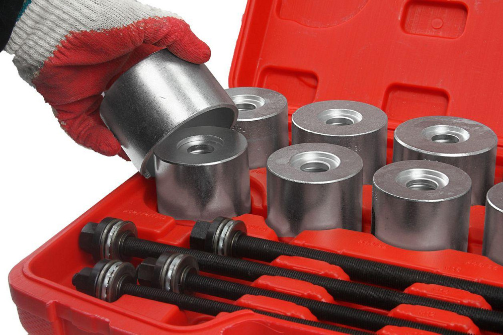 Набор для замены втулок ,сайлентблоков и подшипников 27 элементов в кейсе Mar-Pol (M80445) Нововолынск - изображение 3