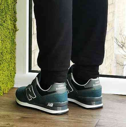 Сині Кросівки New Balance 574 Жіночі Чоловічі Замшеві Блакитні Нью Баланс (розміри: 36,37,38, 39) — 63-5 Дніпро