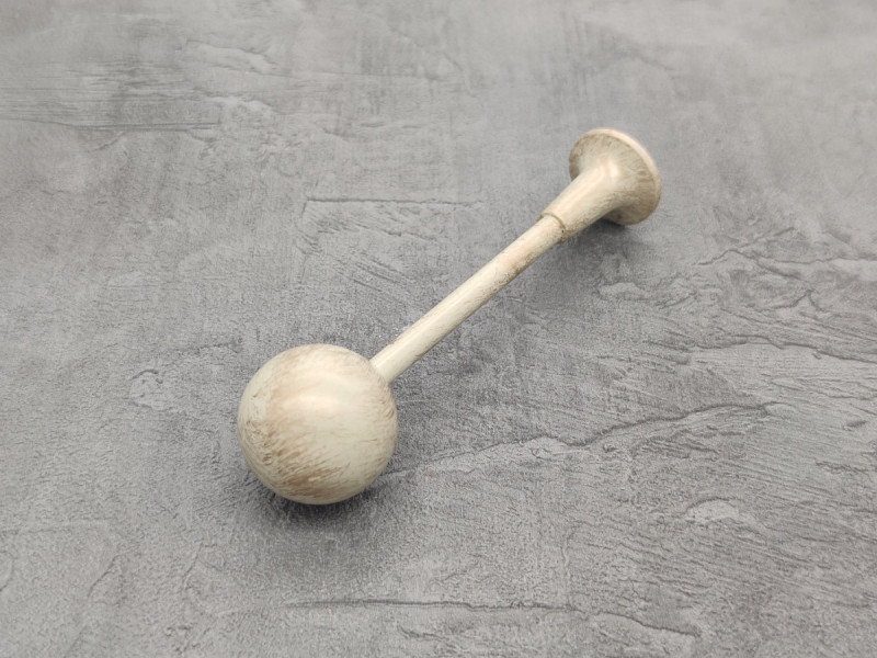 Підхват для штор Orvit Балло 115 х 30 мм Біле Золото (Матове) (00-00015455) Львов - изображение 1