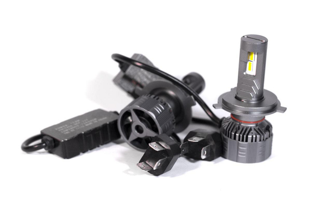 Комплект світлодіодних ламп TBS Design TF3 MAX H4 H/L P43t 9-32V 130 W 15000 Lm 6000 K + CANBUS Харків - фото 1