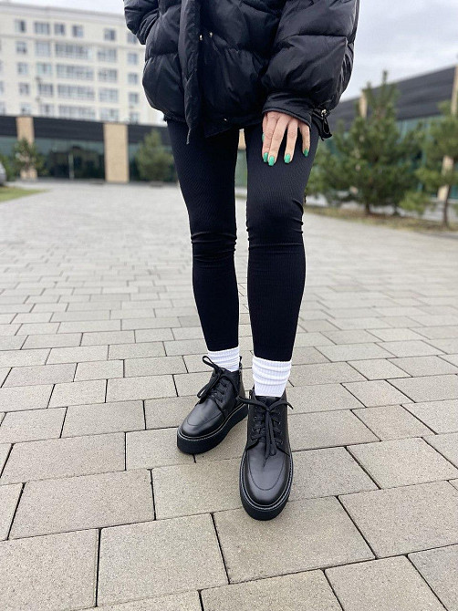 Черевики жіночі SEE SEVEN чорні натуральна шкіра з утепленням 37р.38р.39р. (5308) Коломыя - изображение 7