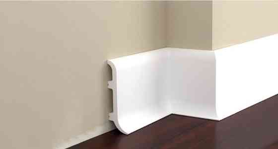 Плинтус под покраску из дюрополимера Элегант LPC - 40 (2.44  м.п.) 100х32мм Днепр