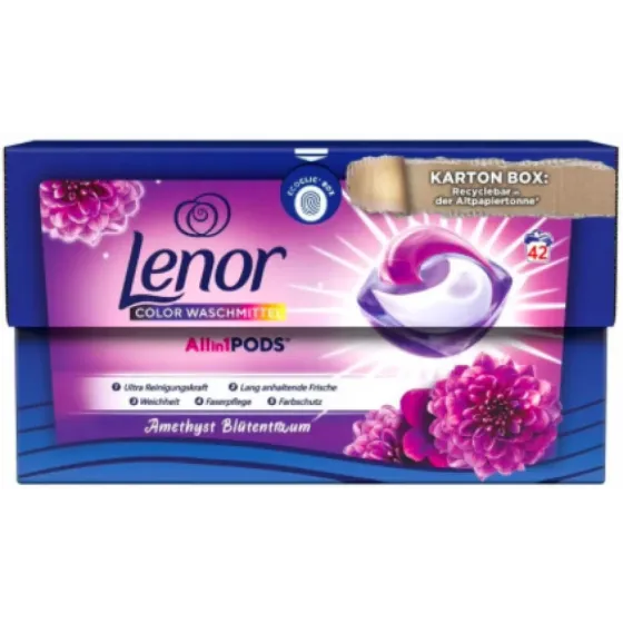 Капсулы для стирки Lenor Color All in 1 Pods Amethyst 42 шт Львов