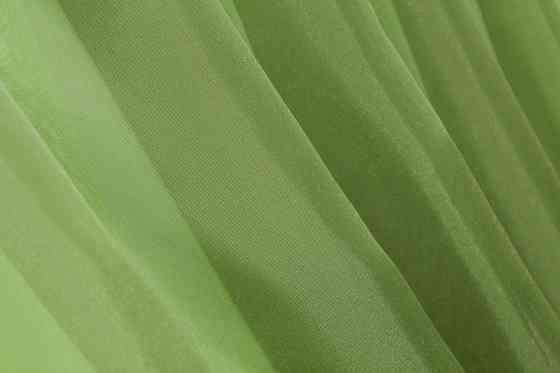 Кухонная занавеска VR-Textil № 018к штора и тюль с ламбрекеном оливковый с салатовым 270х170 см (50-217) Киев