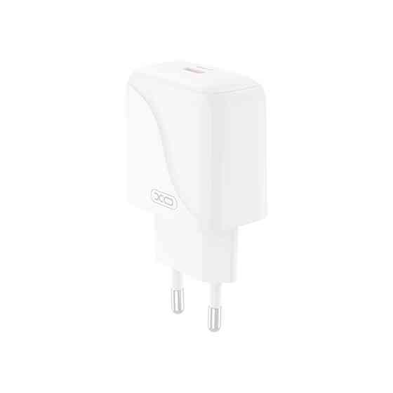 Мережевий зарядний пристрій XO L141 Single USB-C 20W + Lightning кабель білий Львів