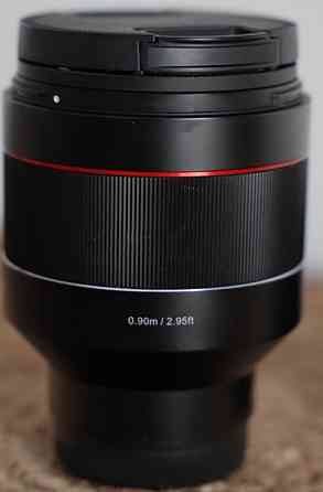 Объектив: Samsung AF 85mm. 1.4 SONY E. Киев