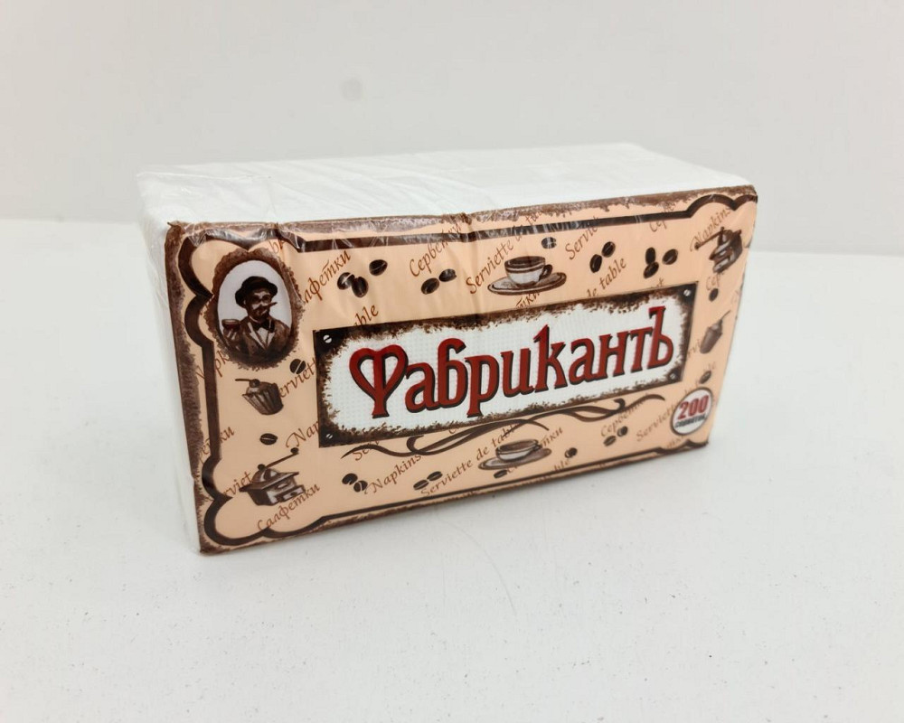 Серветка паперова 200лист ФАБРИКАНТ'Є ЛЮКС однотонна (1 пачка) Харків - фото 2