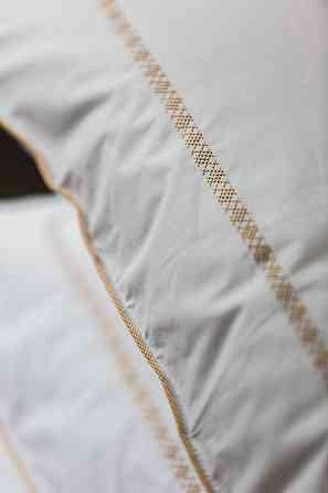 Ecotton Комплект постільної білизни Сімейний з вишивкою та кантом український хрестик Gold із п Киев