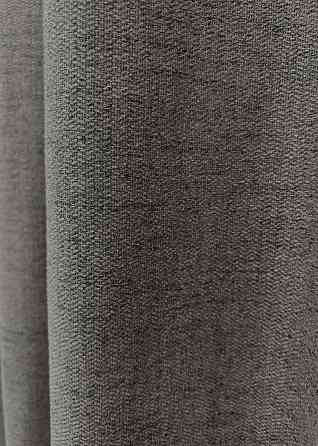 Комплект готових штор VR-Textil TWEED_V № 1915ш Темно-сірий 150х290 см 2 шт (33-0981) Київ