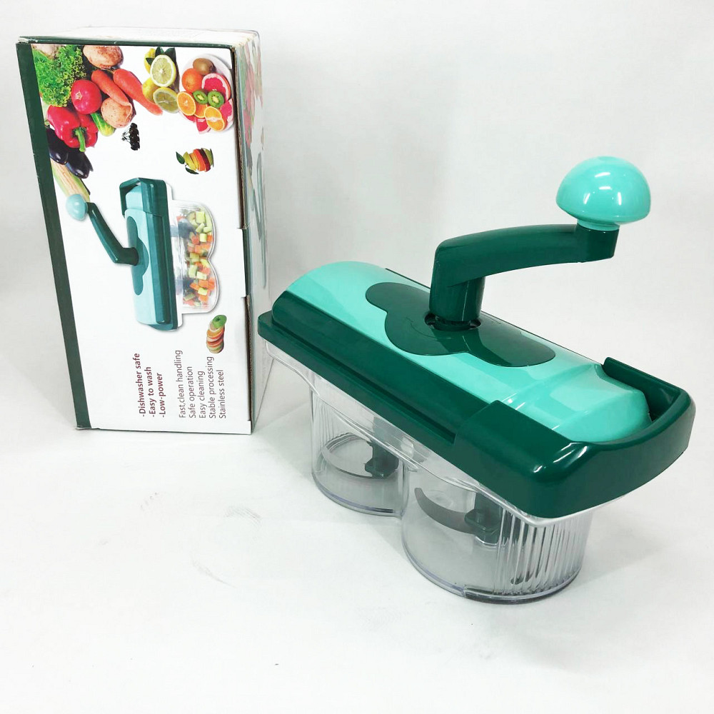 Ручна овочерізка шинковка з контейнером Nicer Dicer Twist, Ручной измельчитель овощерезка KB-22 Івано-Франківськ - фото 7