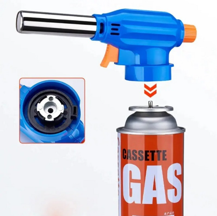 Портативная газовая горелка SF-129/SF-158 на баллончик с пьезоподжигом 0594 Одесса - изображение 1