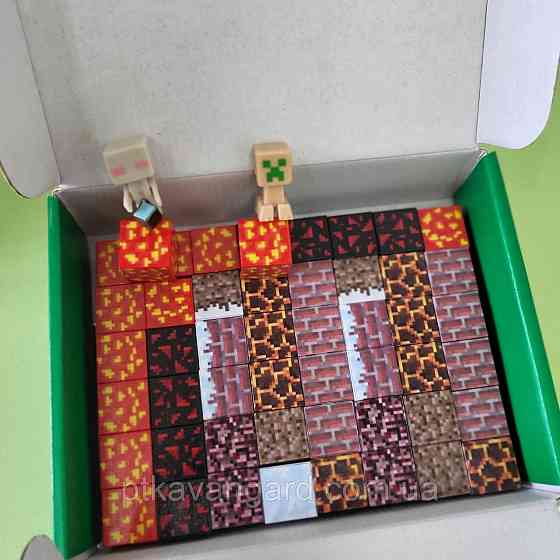 Конструктор магнітний майнкрафт 50 кубики магнітні блоки Dream World LZCK 014 Хмельницький