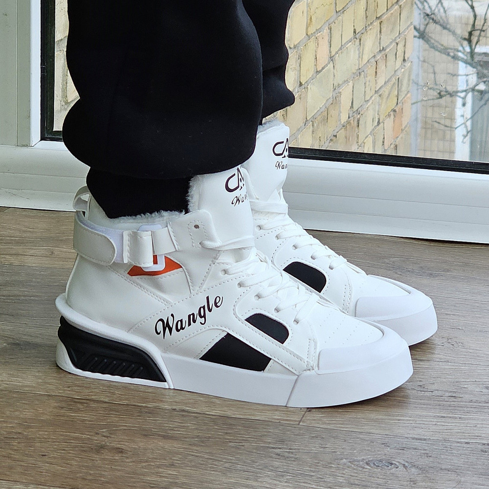 Жіночі зимові Білі Кросівки з Мехом Снікерси Черевики (розміри: 36,37,38,39,40) Дніпро - фото 4