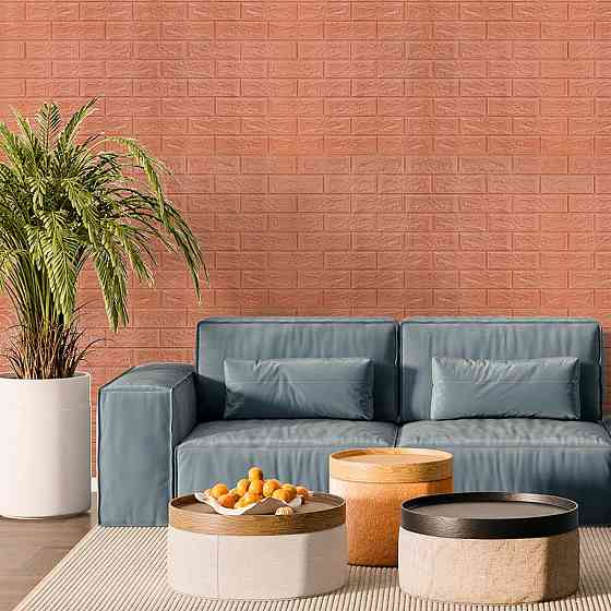 3D панель самоклеющаяся 700х770х7мм кирпич Пудра SW-00001800 Днепр