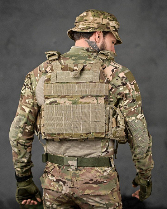 Плитоноска мультикам 4точки сброса Single Sword РН3873 Одесса - изображение 2