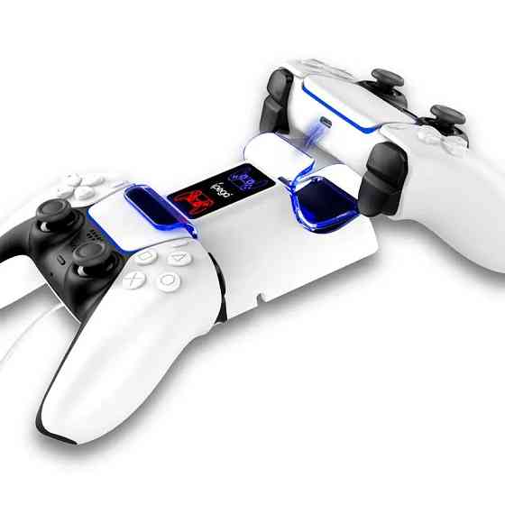 Зарядна станція для геймпадів iPega PG-P5003 DualSense PlayStation 5 (Білий) Николаев