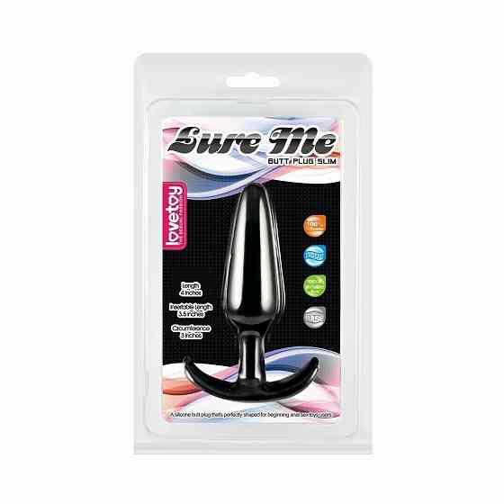 Анальная пробка LURE ME Classic Anal Plug S Sex Aura Киев