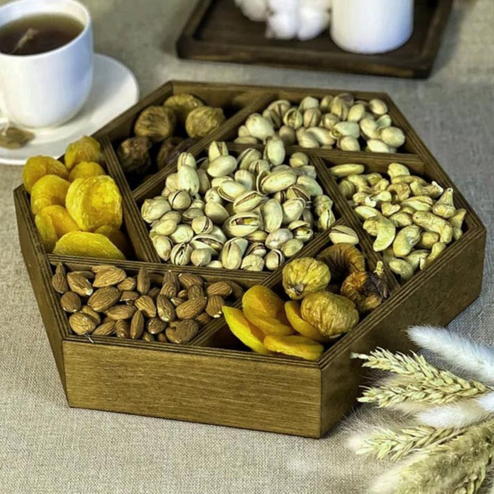 Менажница деревянная 