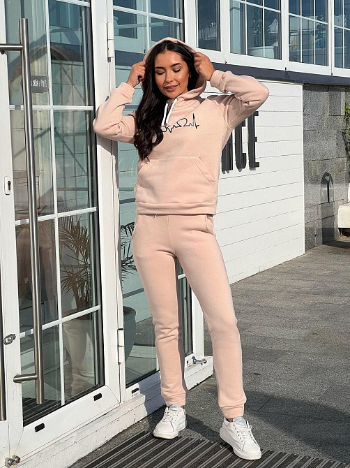 Жеский стильный спортивный костюм тринитка на флисе. 42-52р Киев - изображение 7