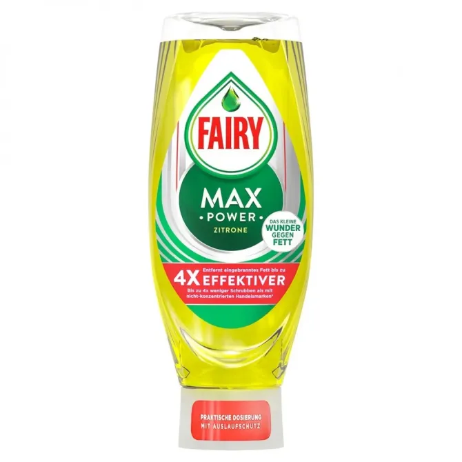 Средство для мытья посуды Fairy Max Power Lemon, лимон 450 мл Львов - изображение 1