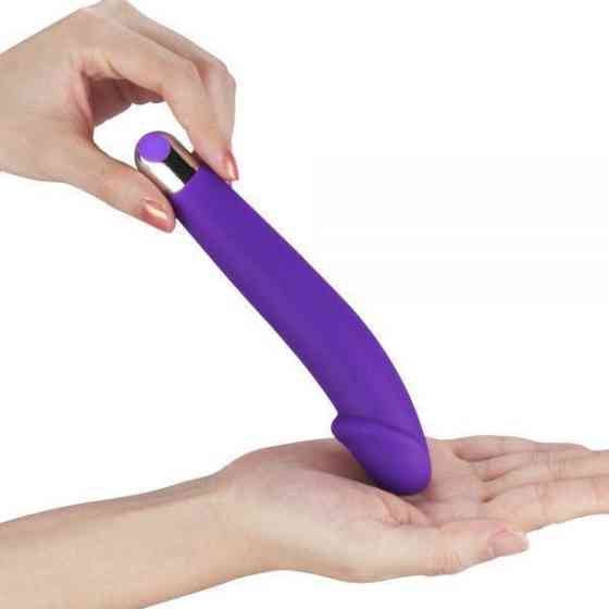 Ефективний вібромасажер Rechargeable IJOY Silicone Dildo Sex Aura Київ