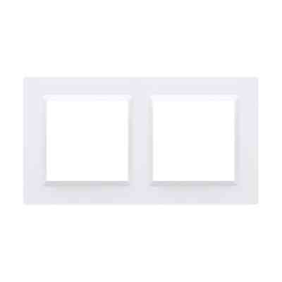 Рамка Simon 2x, белая (CR2/11) Винница