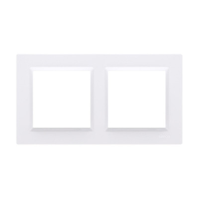 Рамка Simon 2x, белая (CR2/11) Винница - изображение 1