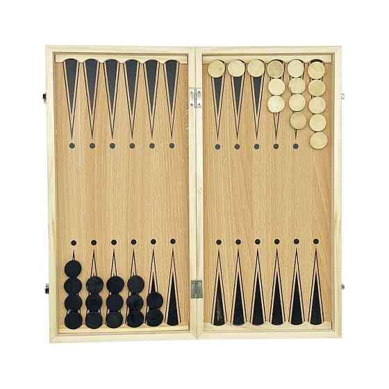 Набір настільних ігор "Шахи, нарди, шашки 3 в 1" Set1 NE-LG-11 ігрове поле 40х40 см Вінниця