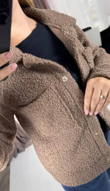 Стильна куртка Тедді весна Одеса - фото 9