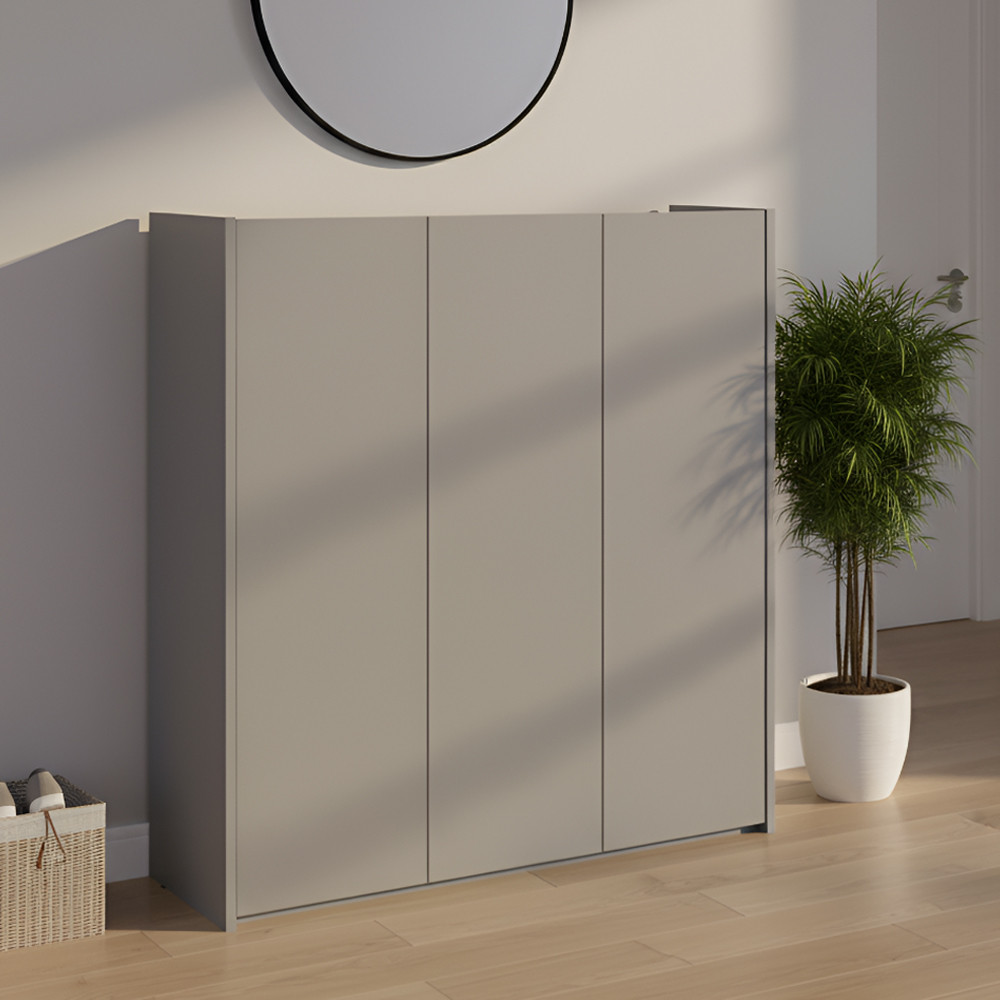 Тумба для обуви Doros Кассель Серый 3 ДСП 97х40х110 (41516225) Днепр - изображение 1