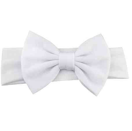 Пов'язка на голову дитяча широка one size білий Київ