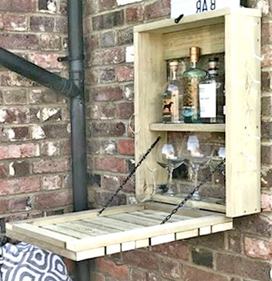 Настенный бар 