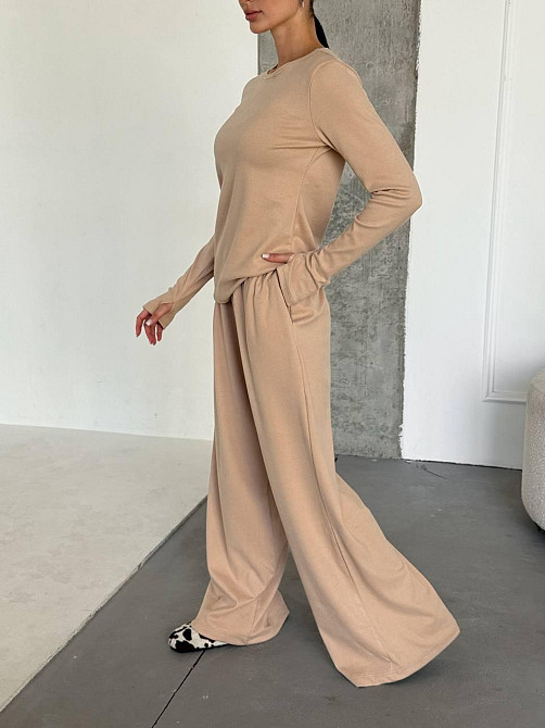 Женский теплый базовый костюм двойка из турецкого микрофлиса Одесса - изображение 10