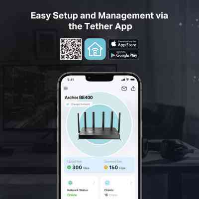Маршрутизатор TP-Link Archer BE400 (ARCHER-BE400) Винница