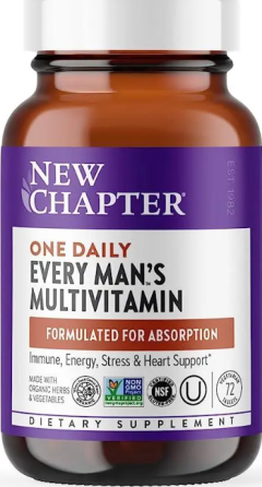 Мультивітаміни для чоловіків New Chapter One Daily Every Man's 72 вег таб Київ