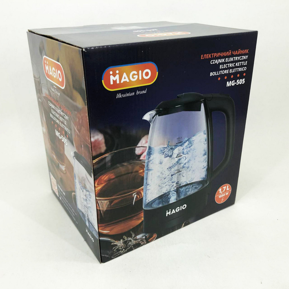 Электрочайник для чая и воды Magio MG-505, Эл чайник для кухни, Мощный электрочайник электрический LP-82 Львов - изображение 9
