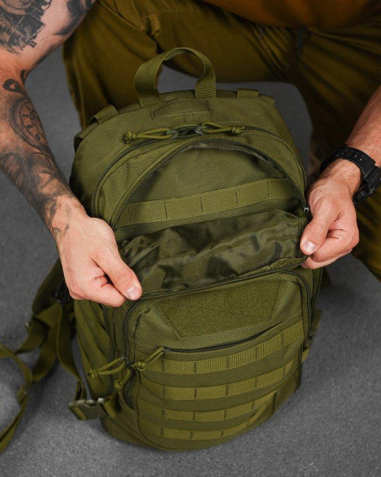 Рюкзак Silver knight oliva с USB ВТ1429 Одесса - изображение 10