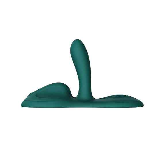 Sit-on-top смарт-вібратор Zalo – Flora Smart Vibrating Pad Turquoise Green, 9 моторів Sex Aura Київ