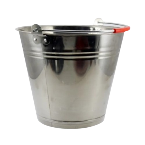 Відро 8л б/кришки нержавіюча сталь Interos Житомир - фото 1