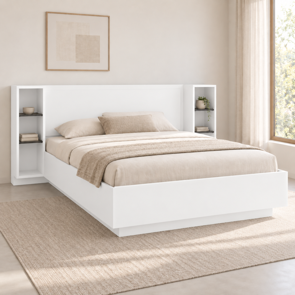 Ліжко Крістал №1 двоспальне, Білий, 2035х1976х850, 1400х2000, 110, 4 Львів - фото 9