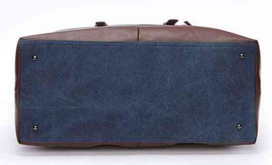 Дорожня сумка текстильна середня Vintage 20084 Синя Київ