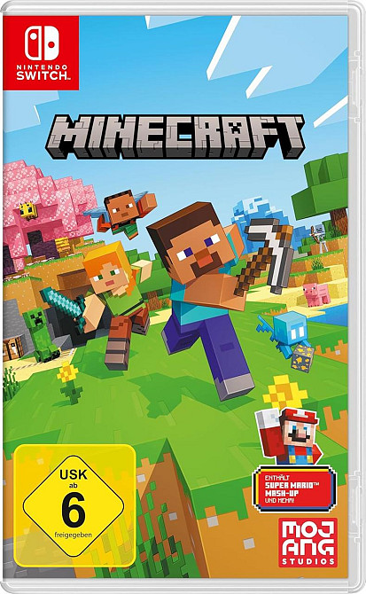 Игра Nintendo Minecraft Nintendo Switch картридж Mario Mash-up Pack немецкий язык 6+ до 8 онлайн/4 локально Киев - изображение 1